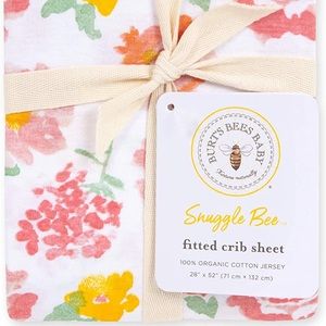 burt's bees baby organic cotton jersey fitted sheet